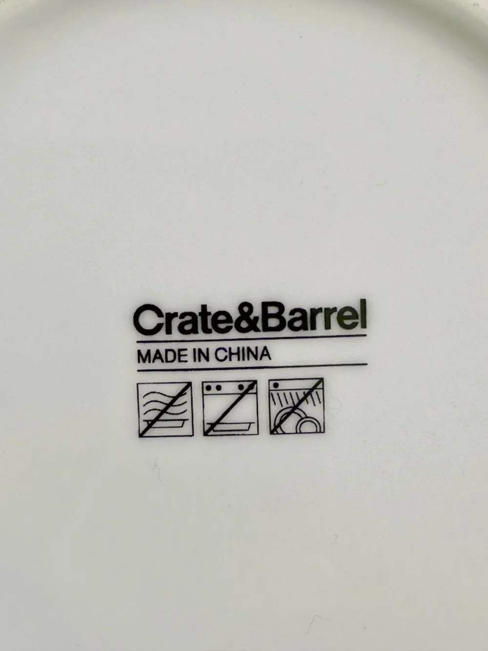 Set of 8 Crate & Barrel Metallic Appetizer / Dessert Plates